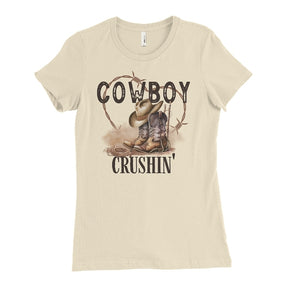 Cowboy Crushin fitted tee